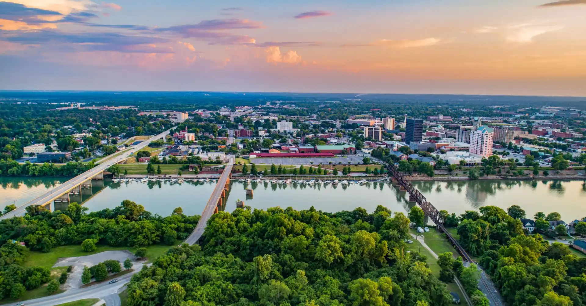 Industrial warehouses and commercial buildings in Augusta metro area